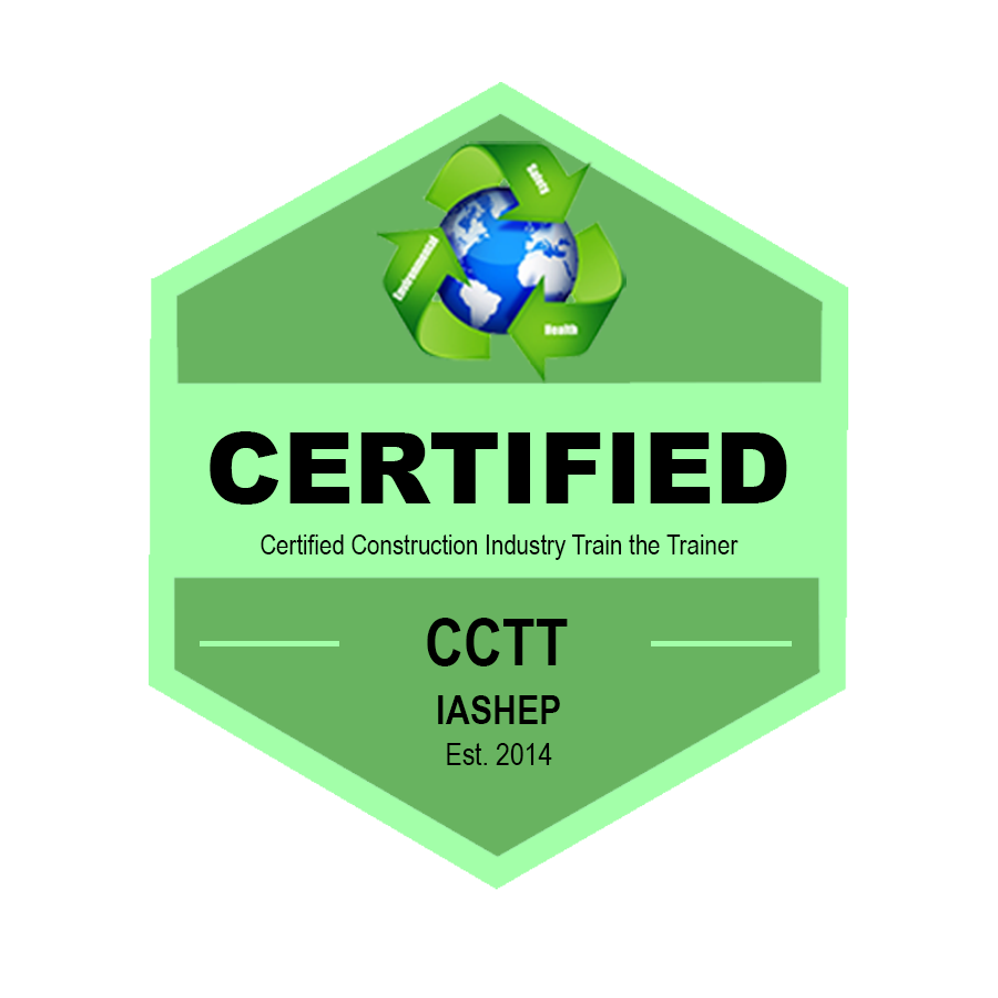 Certified Construction Industry Train the Trainer - IASHEP 502 (CCTT) Badge